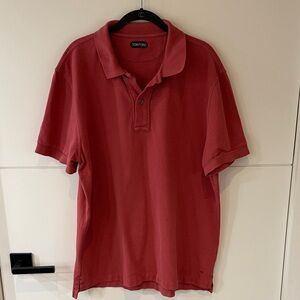 Tom Ford Classic Red Polo Shirt